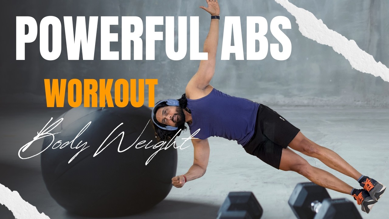 Get RIPPED with Simple Body Weight Abs Exercises at Home NOW