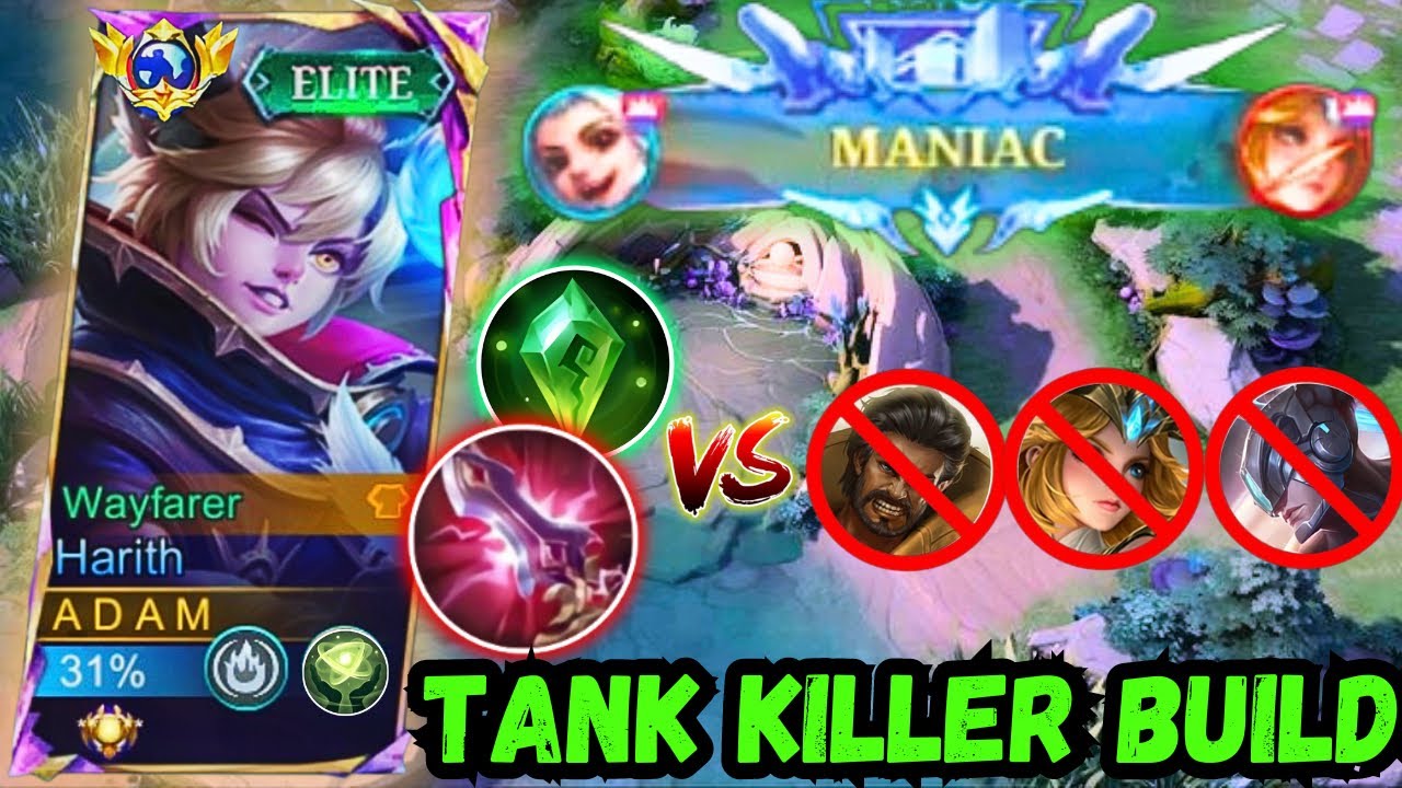 MANIAC!!! HARITH AGRESSIVE PLAY 🔥 | TOP GLOBAL BUILD 2024 🥶