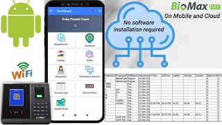 Biomaxpay | Complete installation of Biomaxpay mobile app | Cloud based attendance screenshot 3