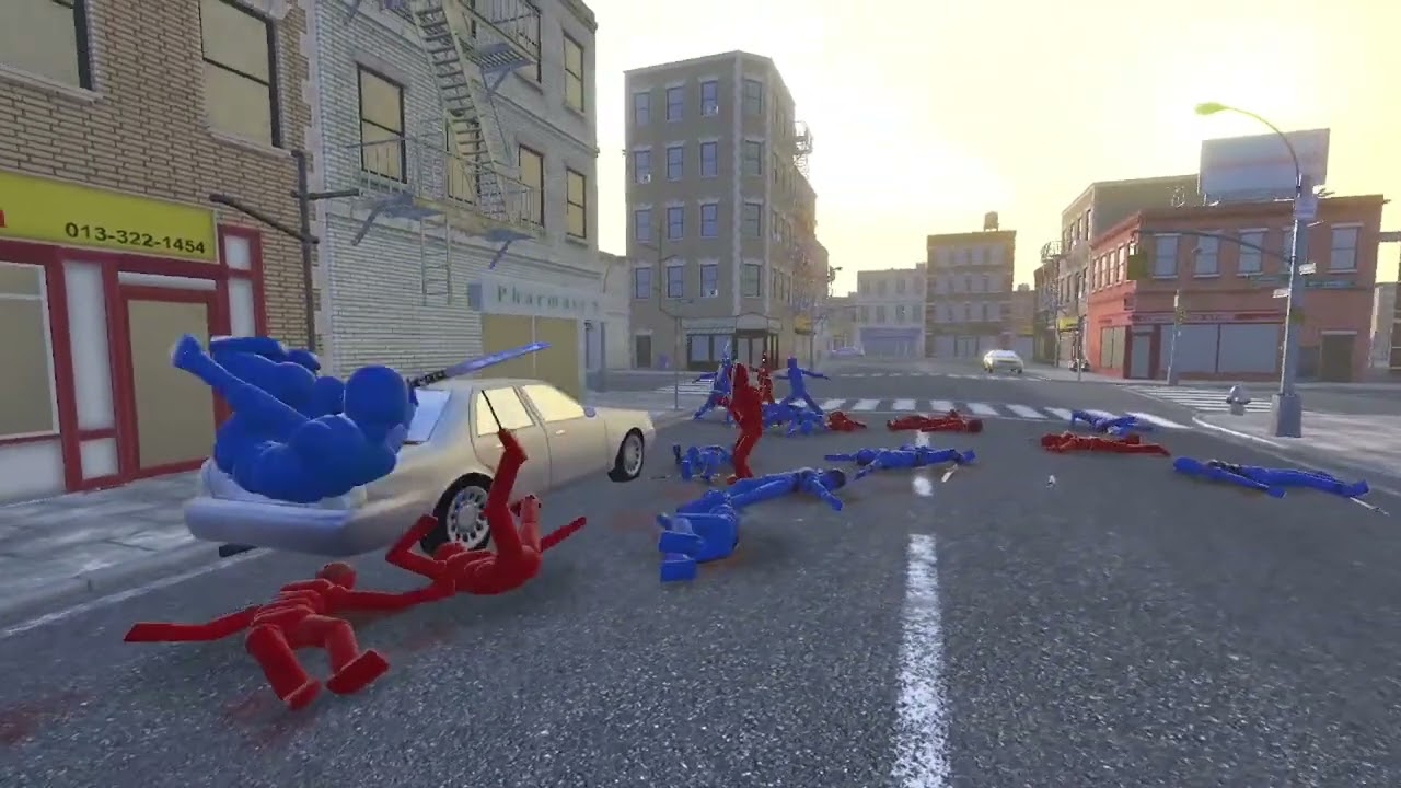 AI Learns to Fight with Euphoria Physics (deep reinforcement learning)