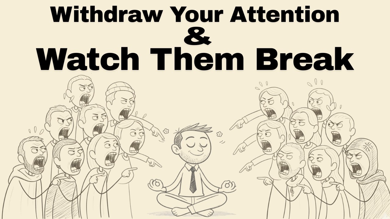 Искусство игнорирования людей! Самая безжалостная сила | Темная техника стоика