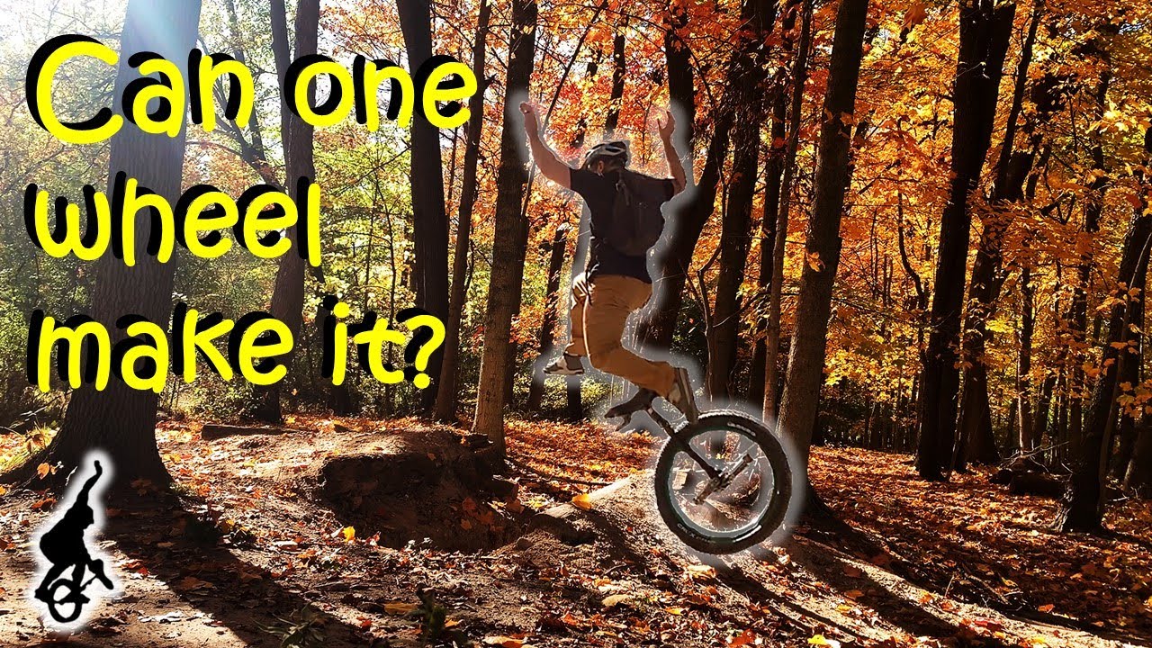 Why Bike Jumps are Hard to Jump... on a Unicycle | Grand Rapids Bike Park