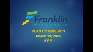 Plan Commission - 3/19/2026 - 6 PM
