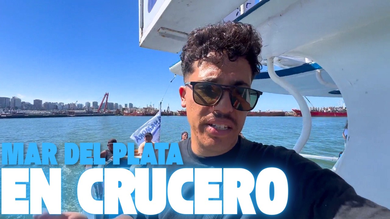 Una VISTA ÚNICA de Mar del Plata desde el Océano Atlántico 