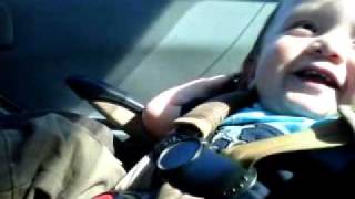 Baby Boy Belly Laughing