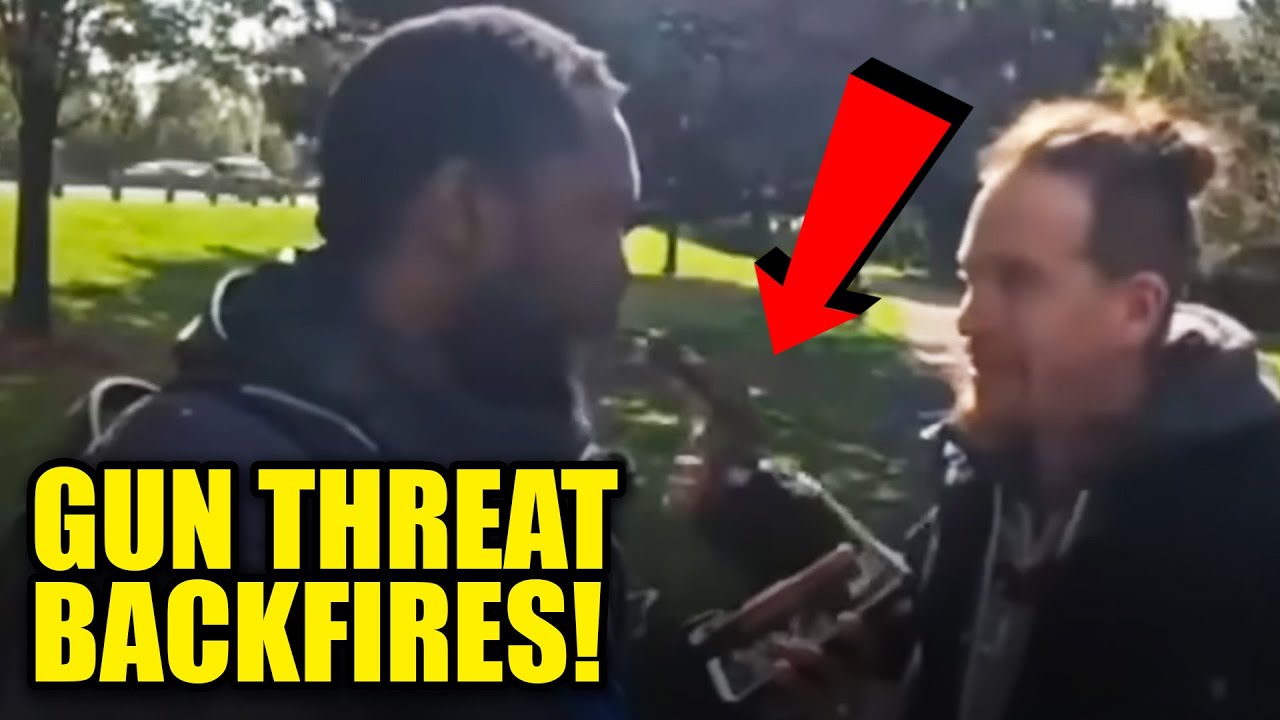⁣WATCH: Racist Pulls Gun on Black Man & Catches Hands