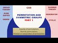 Permutation in Group Theory (Part 1/5) | Equal, Identity & Product of Permutations with Examples