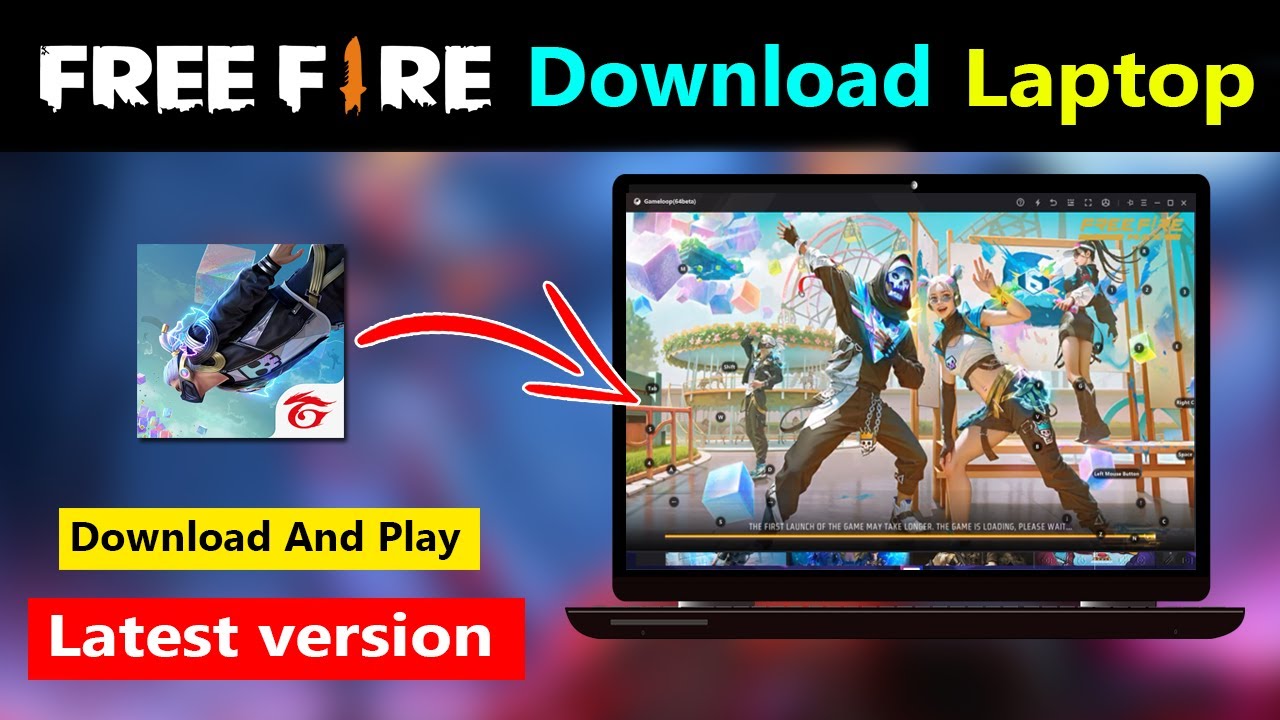 How to play free fire in laptopKeyboard + MouseFree fire laptop me  kaise khele  