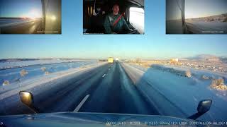 20240105 - Icy Road Mishap Scenes In New Mexico Compilation