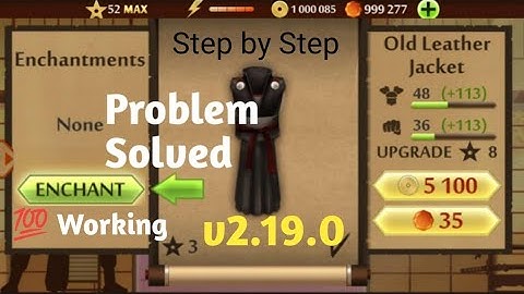 Shadow Fight 2 Enchantment Problem Solved v2.19.0 | Working in Latest Version Step by Step
