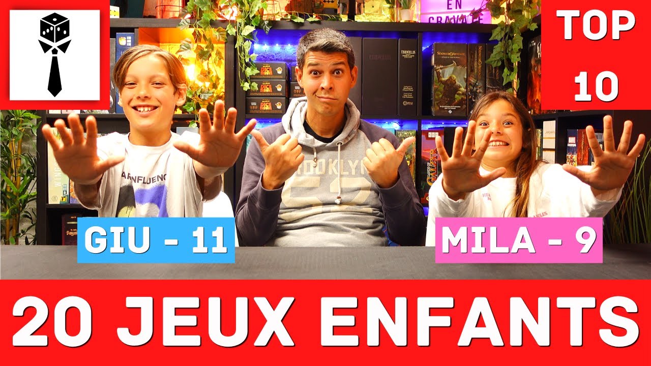 TOP 10 jeux de société pour enfants par des enfants 👨‍👧‍👦 - Le top en cravata 👔