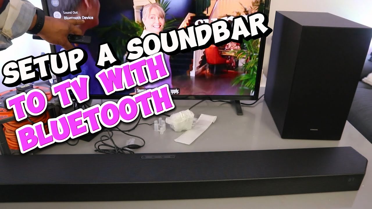 How To Setup A Soundbar To LG TV With Bluetooth!! YouTube
