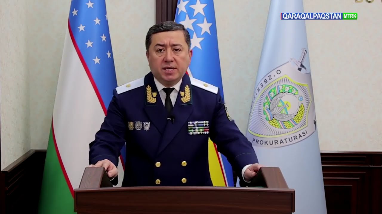 Қорақалпоғистон Республикаси прокурори Аминов Шохрух Азаматовичнинг аҳолига мурожаати 2026 йил.