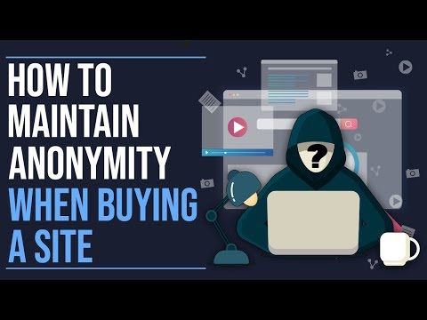 Como manter o anonimato ao comprar um site