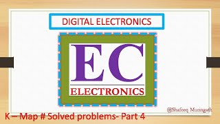 K Map  Solved problems - Part 4