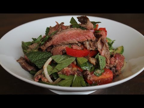 Vidéo: Salade De Viande Aux Herbes
