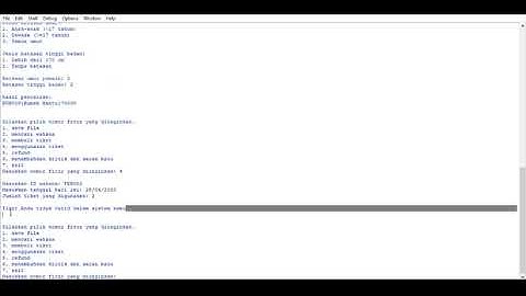 Video Demo Tugas Besar Dasar Pemrograman Kelompok 10 K-09 STEI ITB IF1210
