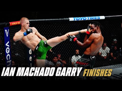 Every Finish From Ian Machado Garrys UFC Career