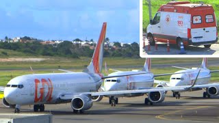 DUAS EMERGÊNCIAS MÉDICAS NO AEROPORTO  DE SALVADOR ✔
