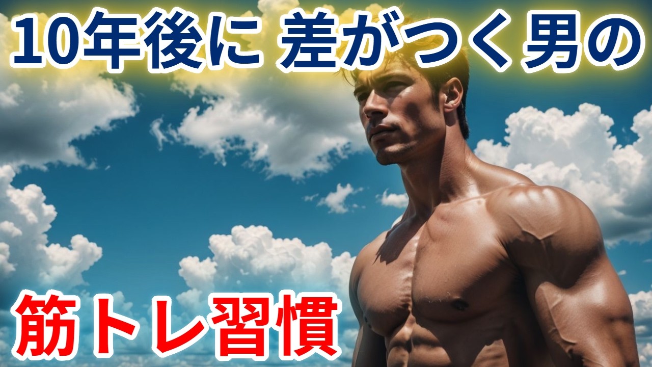 10年後、誰が“勝ち組”か？筋トレが人生を分けた理由