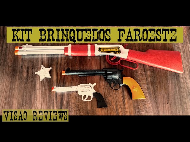 Kit de armas de brinquedo