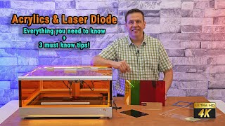 Acrylics- Laser Diode Edition #acrylic #laser #engraving #fun #diy