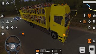 MOD BUSSID Truck Hino 5O0NG Load Motor - #26 Bus Simulator Indonesia Android GamePlay HD screenshot 4