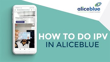 Demo Video - How to do IPV in Alice blue ?