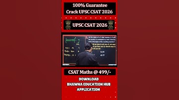 “CSAT Maths Ne Rulaya? 😤 | Ab Ye Shorts Bachayengi 🔥”