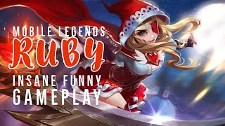 Famous RUBY Insane Funny Gameplay-Epic Comeback | Mobile Legends Profile