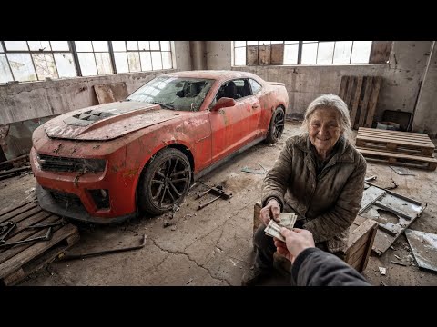 ASMR Car Restoration! A Chevrolet Camaro ZL1 2015 Rebuilt from Totally Damaged to Looks Like New