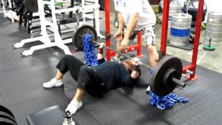 Laura Phelps-Sweatt, Max Effort Bench Workout 10/18/09
