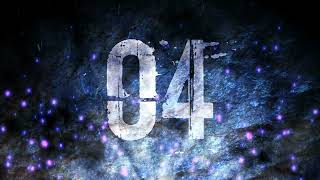 Grunge Countdown - Countdown Timer - Blue Particle Countdown Time - 10 To 0 - 10 Seconds