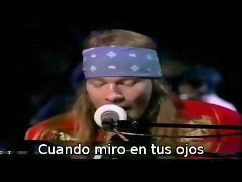 Guns N Roses November Rain Con Elton John 1992 Mtv Subtitulada