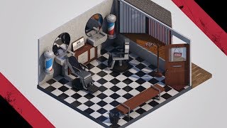 Norman's Barbershop | Speed Model | By Ross Norman