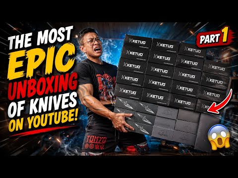 🔥 The Most EPIC Knife Unboxing on YouTube! 🤯 | Part 1