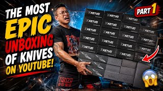π₯ The Most EPIC Knife Unboxing on YouTube! π€― | Part 1 π₯ The Most EPIC Knife Unboxing on YouTube! π€― | Part 1