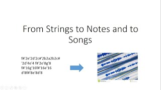 From Strings to Songs via Python Programming