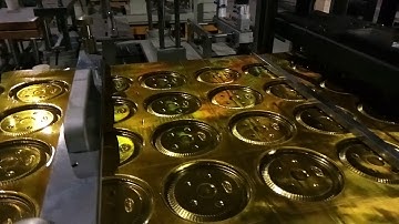 JH420/420 Automatic lid making machine, forming, punching, cutting and stacking