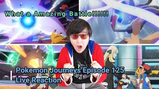 Pokemon Journeys Episode 125 Live Reaction ASH FINALLY BEAT CYNTHIA!!!!!!