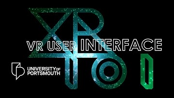 XR101: VR User Interfaces
