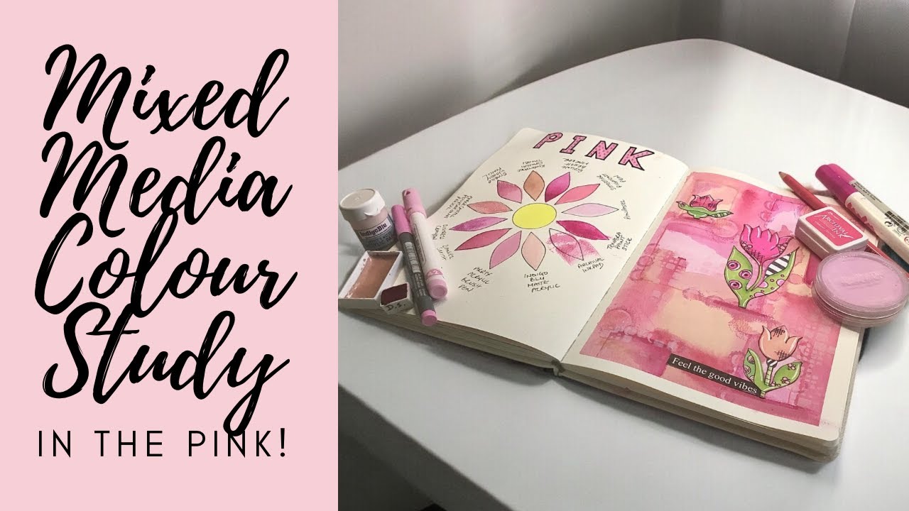 Pink Color Study Mixed Media Colour Study In The Pink #colorstudy # ...
