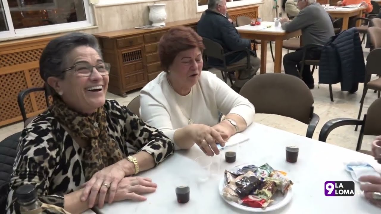 Navidad en La Loma 2022 · Merienda de las personas mayores en Ibros