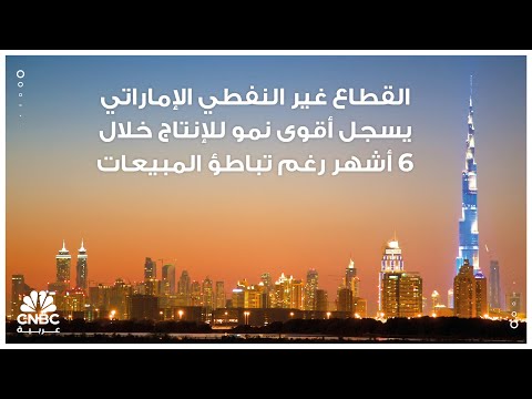 القطاع غير النفطي الإماراتي يسجل أقوى نمو للإنتاج خلال 6 أشهر رغم تباطؤ المبيعات