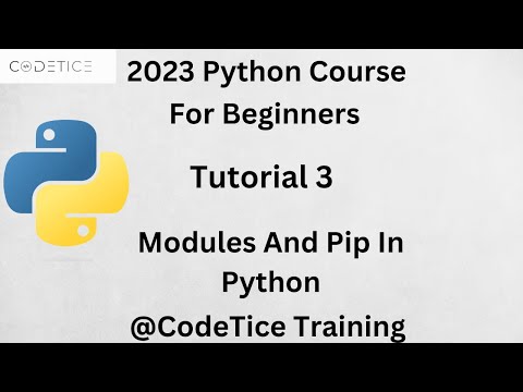 Capa de Modules And Pip In Python ll Python Tutorial For Beginners
