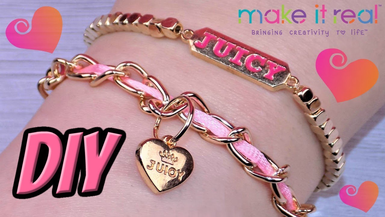 DIY Juicy Couture Chains & Charms Bracelets 