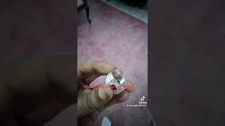 Silver Mens Ruby Ring