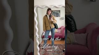 come to the library with me #booktube #booktok #library #shorts #comewithme