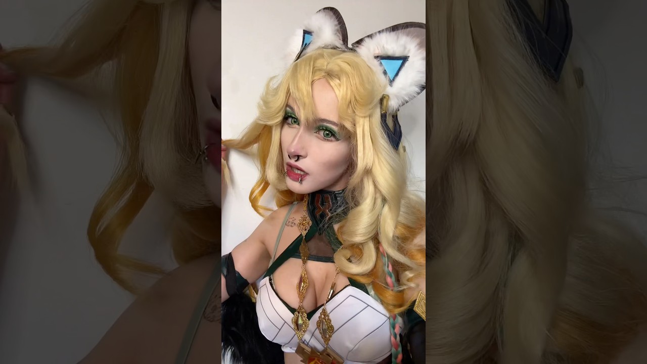 apparently cosplayers using mirrors always does well so #cosplay #xilonencosplay #genshinimpact