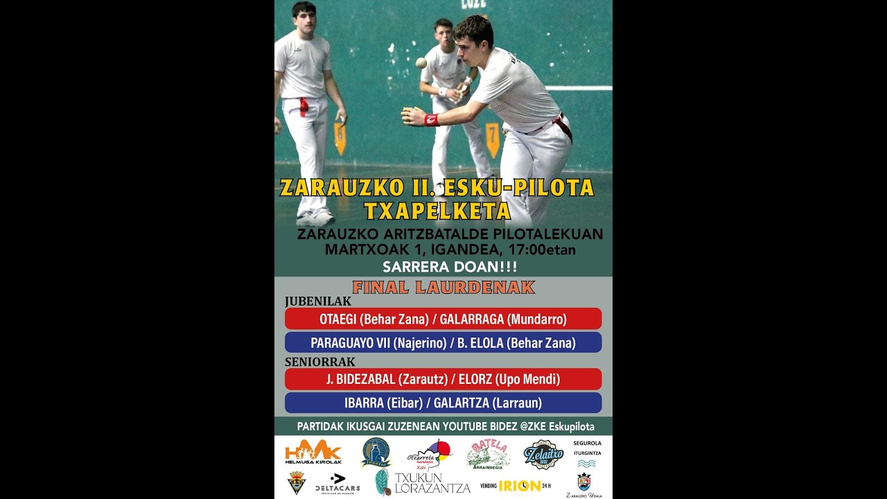Zarauzko II. Esku-pilota txapelketa / 2. Jardunaldia